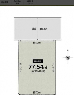 更地　整形地　建築条件なし売り土地