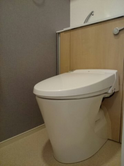 清潔感のあるトイレです