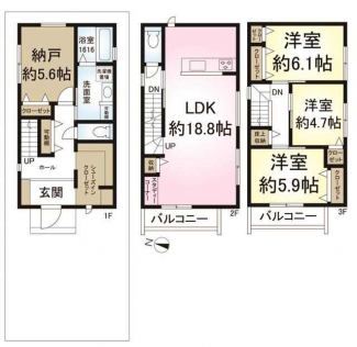 間取図は概略図になり現況優先です