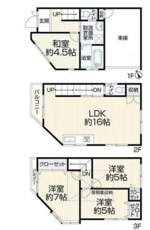 ４ＬＤＫ　間取り図