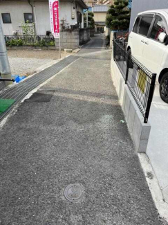 前面道路です。