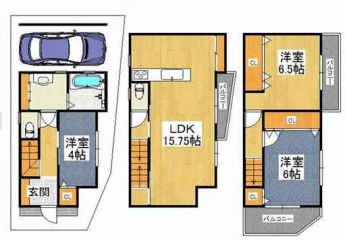 ３ＬＤＫ　　間取り図