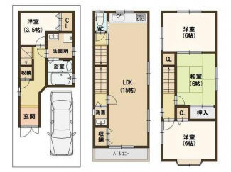 中古一戸建て　東大阪市鷹殿町２０－３７の画像