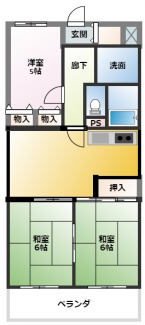 明石土山駅前スカイハイツＤ棟の画像