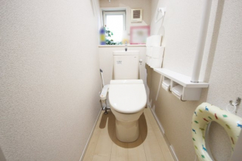 一階、二階それぞれにトイレがあります