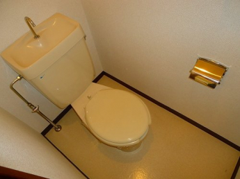 コンパクトで使いやすいトイレです