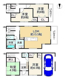 八尾市太田６丁目の新築一戸建ての画像