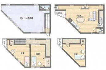 ３ＬＤＫ　間取り図