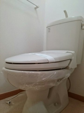 清潔感のあるトイレです