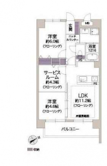 ３ＬＤＫ　間取り図