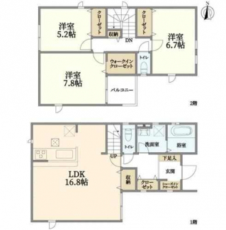 ３ＬＤＫ　間取り図