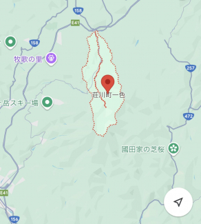 岐阜県高山市荘川町一色の売地の画像