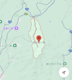 岐阜県高山市荘川町一色の売地の画像