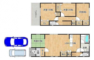 岸和田市別所町３丁目の新築一戸建ての画像