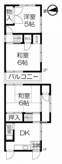 土地面積：公簿５１．６３㎡　約１５．６２坪　　建物面積：公簿