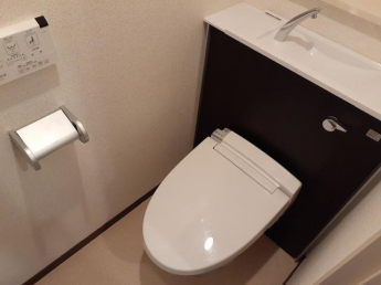 清潔感のあるトイレです