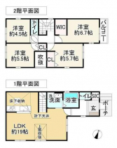 堺市西区神野町１丁の新築一戸建ての画像