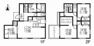 松山市越智２丁目の新築一戸建ての画像