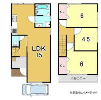 ３ＬＤＫ　間取り図