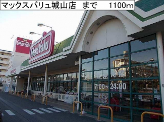 マックスバリュ城山店まで1100m