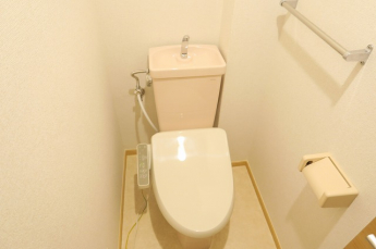 ゆったりとした空間のトイレです