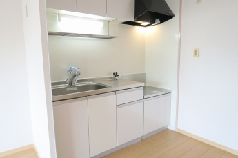 コンパクトなキッチンで掃除もラクラク