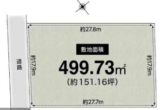 更地　整形地　建築条件なし売り土地