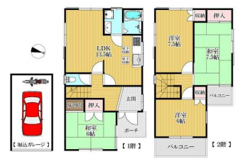 ☆４ＬＤＫ＋堀込ガレージ！　☆令和６年５月全面リフォーム改装