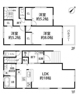 ３ＬＤＫ　間取り図