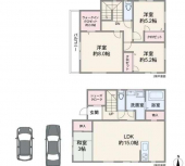 茨木市目垣１丁目　新築一戸建住宅　本件１号地の画像