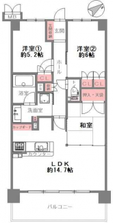 ３ＬＤＫ　間取り図