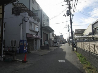 前面道路です。