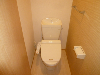 コンパクトで使いやすいトイレです