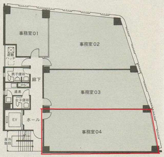 ６階の平面図