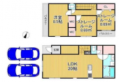 枚方市香里ケ丘６丁目の新築一戸建ての画像