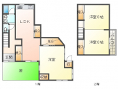 明石市朝霧南町４丁目の一戸建ての画像