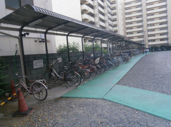 自転車置き場まで10m