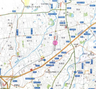 箕面市百楽荘２丁目の売地の画像