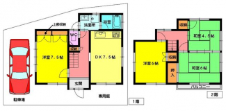 川西市湯山台１丁目車庫付き一戸建ての画像