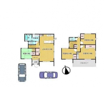 ４ＬＤＫ　間取り図