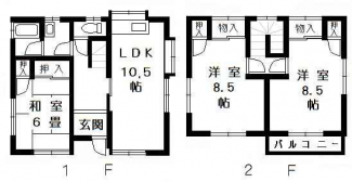 松山市小坂３丁目の一戸建ての画像