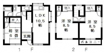 松山市小坂３丁目の一戸建ての画像