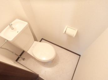 コンパクトで使いやすいトイレです