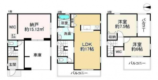 八尾市長池町４丁目の新築一戸建ての画像