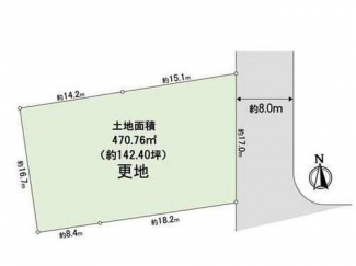 更地　整形地　建築条件なし売り土地