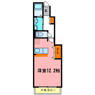 １Ｋの間取り