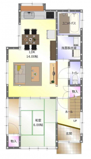 1階間取図