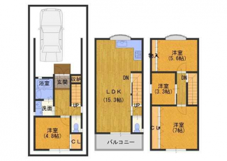 大阪市平野区喜連５丁目の中古一戸建ての画像