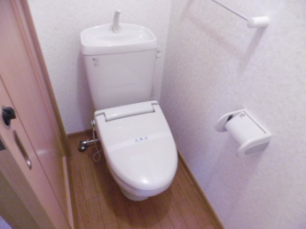 清潔感のあるトイレです