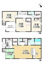 守山市水保町の新築一戸建ての画像